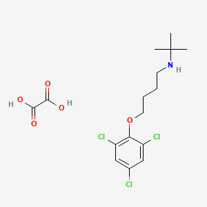 molecular formula C16H22Cl3NO5 B5094863 N-tert-butyl-4-(2,4,6-trichlorophenoxy)butan-1-amine;oxalic acid 