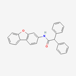 N-dibenzofuran-3-yl-2,2-diphenylacetamide