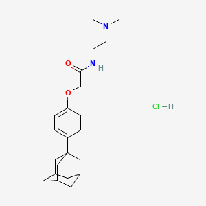 2-[4-(1-adamantyl)phenoxy]-N-[2-(dimethylamino)ethyl]acetamide hydrochloride