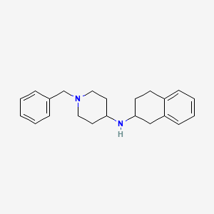 1-benzyl-N-(1,2,3,4-tetrahydro-2-naphthalenyl)-4-piperidinamine