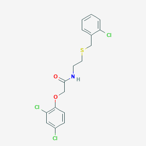 N-{2-[(2-chlorobenzyl)thio]ethyl}-2-(2,4-dichlorophenoxy)acetamide