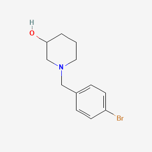 molecular formula C12H16BrNO B5095264 1-(4-bromobenzyl)-3-piperidinol 