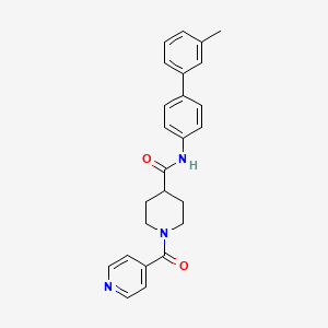 1-isonicotinoyl-N-(3'-methyl-4-biphenylyl)-4-piperidinecarboxamide