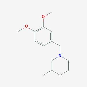 1-(3,4-dimethoxybenzyl)-3-methylpiperidine