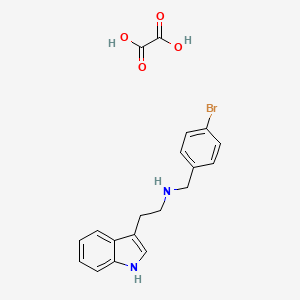 N-(4-bromobenzyl)-2-(1H-indol-3-yl)ethanamine oxalate