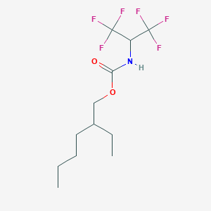 2-Ethylhexyl (1,1,1,3,3,3-hexafluoropropan-2-yl)carbamate