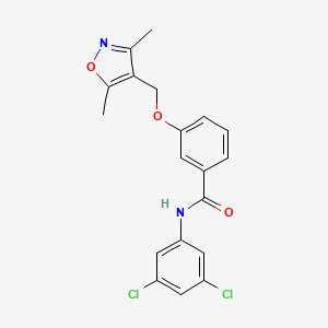 N~1~-(3,5-DICHLOROPHENYL)-3-[(3,5-DIMETHYL-4-ISOXAZOLYL)METHOXY]BENZAMIDE