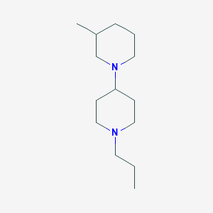 3-Methyl-1-(1-propylpiperidin-4-yl)piperidine