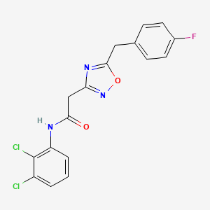 N-(2,3-dichlorophenyl)-2-[5-(4-fluorobenzyl)-1,2,4-oxadiazol-3-yl]acetamide