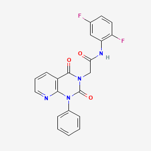 N-(2,5-difluorophenyl)-2-(2,4-dioxo-1-phenyl-1,4-dihydropyrido[2,3-d]pyrimidin-3(2H)-yl)acetamide