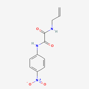 molecular formula C11H11N3O4 B5095612 N-allyl-N'-(4-nitrophenyl)ethanediamide 