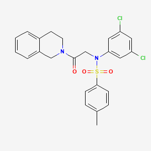 N-(3,5-dichlorophenyl)-N-[2-(3,4-dihydro-2(1H)-isoquinolinyl)-2-oxoethyl]-4-methylbenzenesulfonamide