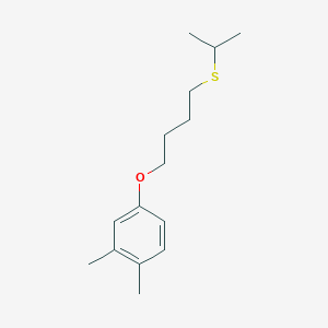 3,4-dimethylphenyl 4-(isopropylthio)butyl ether