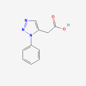 molecular formula C10H9N3O2 B5095661 (1-phenyl-1H-1,2,3-triazol-5-yl)acetic acid 