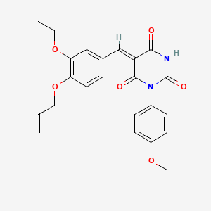 5-[4-(allyloxy)-3-ethoxybenzylidene]-1-(4-ethoxyphenyl)-2,4,6(1H,3H,5H)-pyrimidinetrione