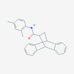 molecular formula C25H23NO B5095763 N-(2,4-dimethylphenyl)tetracyclo[6.6.2.0~2,7~.0~9,14~]hexadeca-2,4,6,9,11,13-hexaene-15-carboxamide 