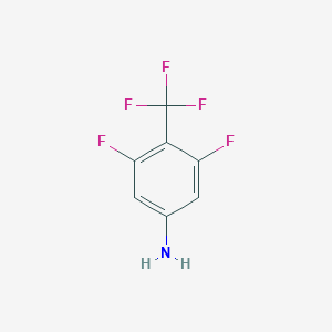 molecular formula C7H4F5N B050958 3,5-二氟-4-(三氟甲基)苯胺 CAS No. 123950-44-7