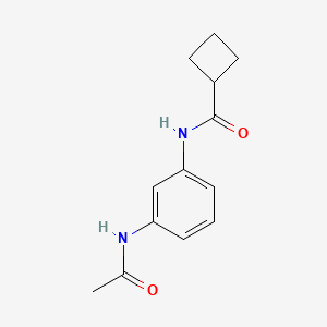 N-(3-acetamidophenyl)cyclobutanecarboxamide