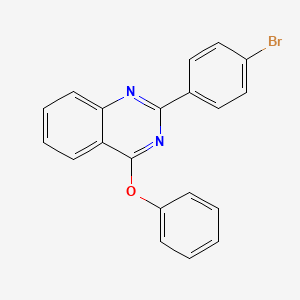 molecular formula C20H13BrN2O B5095883 2-(4-bromophenyl)-4-phenoxyquinazoline 