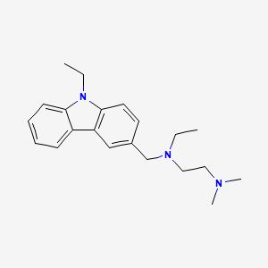 N'-ethyl-N'-[(9-ethylcarbazol-3-yl)methyl]-N,N-dimethylethane-1,2-diamine