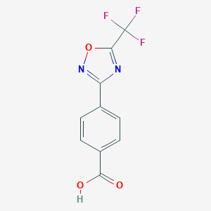 molecular formula C10H5F3N2O3 B050960 4-(5-(三氟甲基)-1,2,4-恶二唑-3-基)苯甲酸 CAS No. 340736-76-7