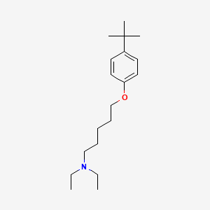 molecular formula C19H33NO B5096003 5-(4-tert-butylphenoxy)-N,N-diethyl-1-pentanamine 