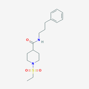 1-(ethylsulfonyl)-N-(3-phenylpropyl)-4-piperidinecarboxamide