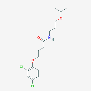 4-(2,4-dichlorophenoxy)-N-(3-isopropoxypropyl)butanamide