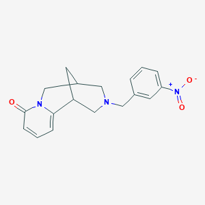 11-[(3-Nitrophenyl)methyl]-7,11-diazatricyclo[7.3.1.02,7]trideca-2,4-dien-6-one