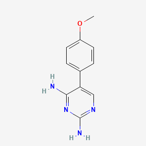 5-(4-methoxyphenyl)-2,4-pyrimidinediamine