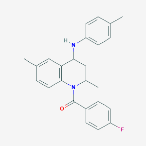 1-(4-fluorobenzoyl)-2,6-dimethyl-N-(4-methylphenyl)-1,2,3,4-tetrahydro-4-quinolinamine