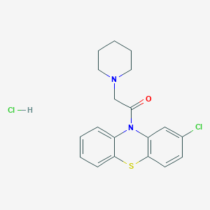 2-chloro-10-(1-piperidinylacetyl)-10H-phenothiazine hydrochloride