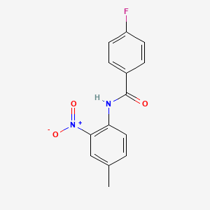 4-fluoro-N-(4-methyl-2-nitrophenyl)benzamide