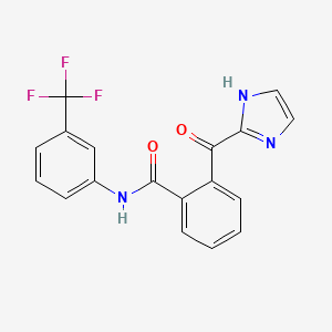 2-(1H-imidazol-2-ylcarbonyl)-N-[3-(trifluoromethyl)phenyl]benzamide