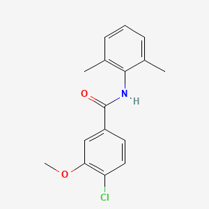 molecular formula C16H16ClNO2 B5096214 4-chloro-N-(2,6-dimethylphenyl)-3-methoxybenzamide 