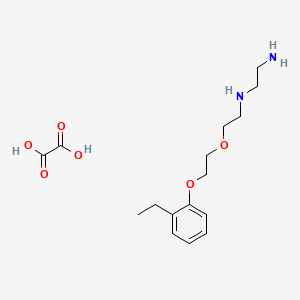 molecular formula C16H26N2O6 B5096238 N-{2-[2-(2-ethylphenoxy)ethoxy]ethyl}-1,2-ethanediamine oxalate 