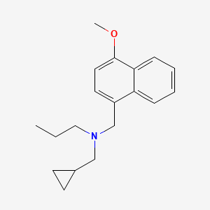 (cyclopropylmethyl)[(4-methoxy-1-naphthyl)methyl]propylamine