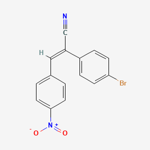 2-(4-bromophenyl)-3-(4-nitrophenyl)acrylonitrile