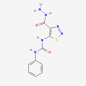 N-[4-(hydrazinocarbonyl)-1,2,3-thiadiazol-5-yl]-N'-phenylurea