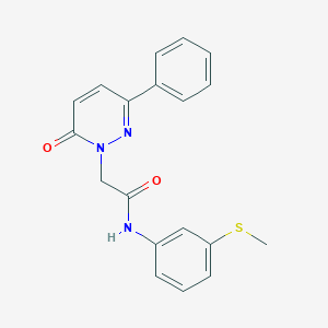 N-[3-(methylthio)phenyl]-2-(6-oxo-3-phenyl-1(6H)-pyridazinyl)acetamide