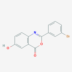 molecular formula C14H8BrNO3 B5096427 2-(3-bromophenyl)-6-hydroxy-4H-3,1-benzoxazin-4-one 