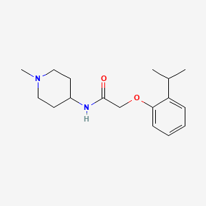 2-(2-isopropylphenoxy)-N-(1-methyl-4-piperidinyl)acetamide