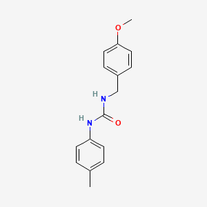 molecular formula C16H18N2O2 B5096451 N-(4-methoxybenzyl)-N'-(4-methylphenyl)urea 