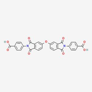 molecular formula C30H16N2O9 B5096456 4,4'-[oxybis(1,3-dioxo-1,3-dihydro-2H-isoindole-5,2-diyl)]dibenzoic acid 