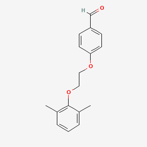 4-[2-(2,6-dimethylphenoxy)ethoxy]benzaldehyde