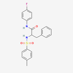 N-(4-fluorophenyl)-N-[(4-methylphenyl)sulfonyl]phenylalaninamide