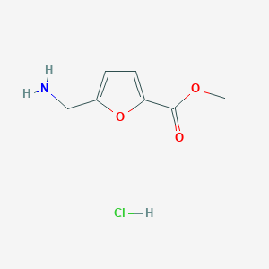 molecular formula C7H10ClNO3 B050965 盐酸甲基 5-(氨基甲基)呋喃-2-羧酸酯 CAS No. 160938-84-1