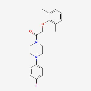 1-[(2,6-dimethylphenoxy)acetyl]-4-(4-fluorophenyl)piperazine