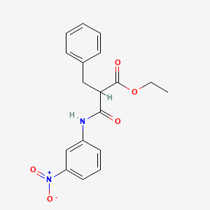 ethyl 2-benzyl-3-[(3-nitrophenyl)amino]-3-oxopropanoate