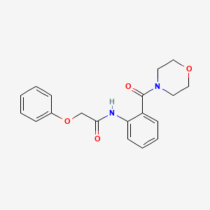 N-[2-(4-morpholinylcarbonyl)phenyl]-2-phenoxyacetamide